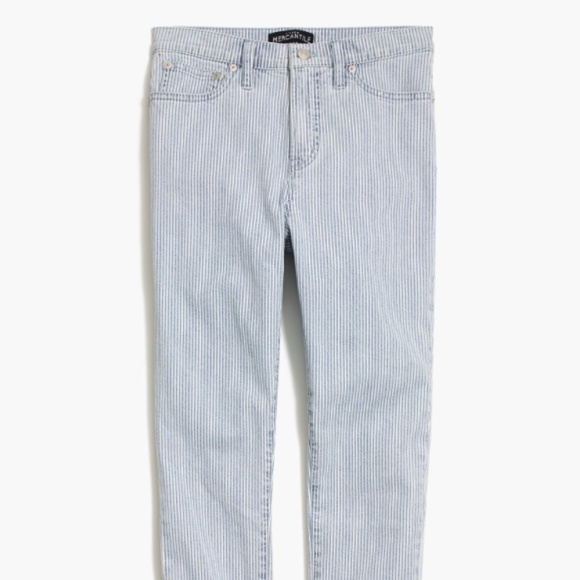 J. Crew Factory 10" highest-rise skinny jean with piper stripe - 25 - Picture 1 of 4